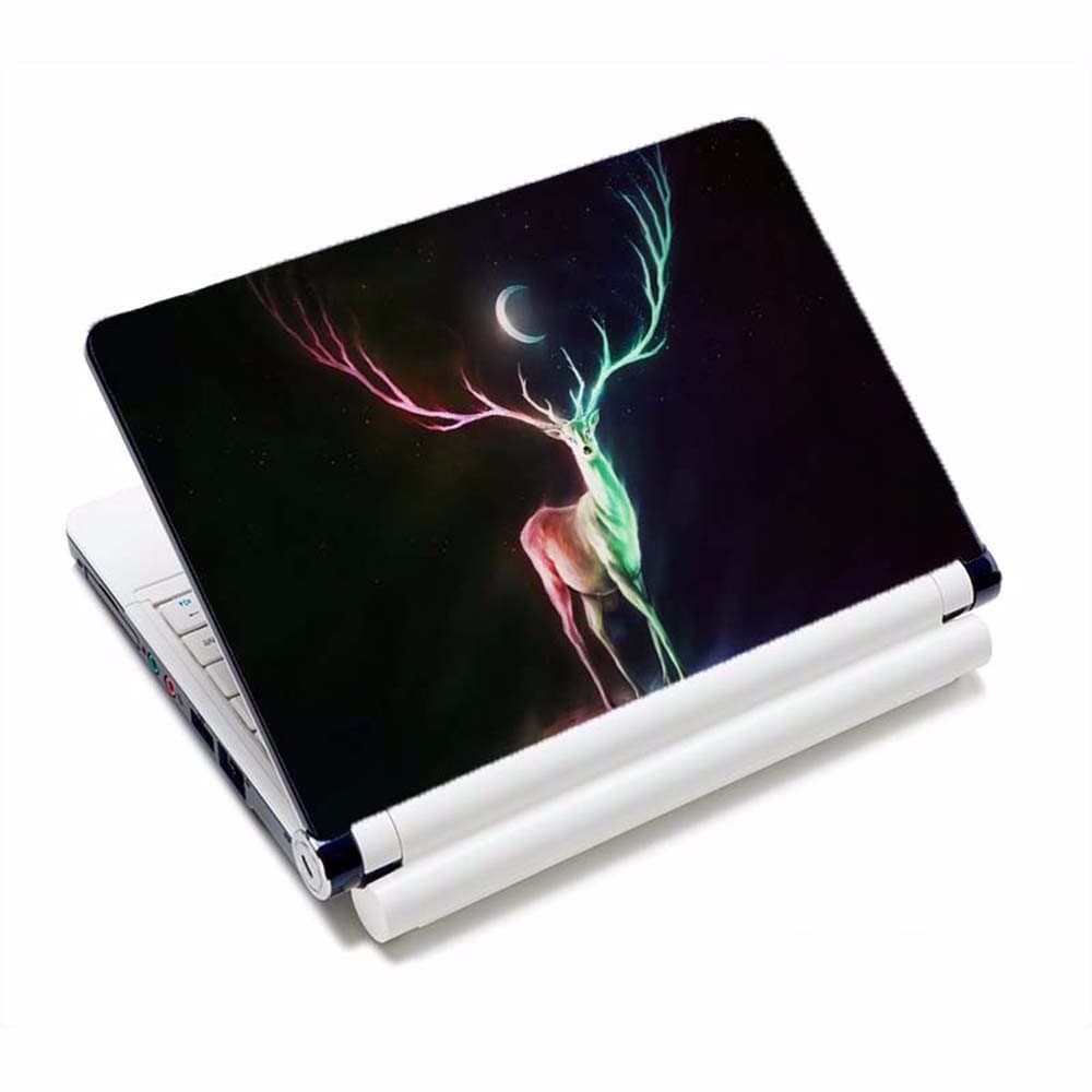 2pcs New laptop skin personalized covers black computer sticker,17 inch,laptop skin