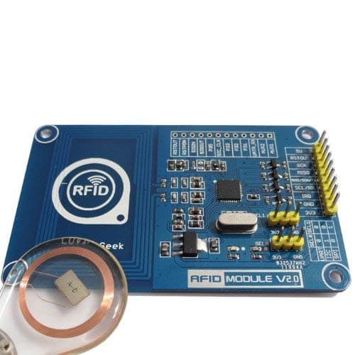 Aptotec NFC/RFID Reader PN532 for Arduino with 1 x RFID 13.56MHz 1 K Clear White Card/The Evaluation Boards Reader Module V2.0