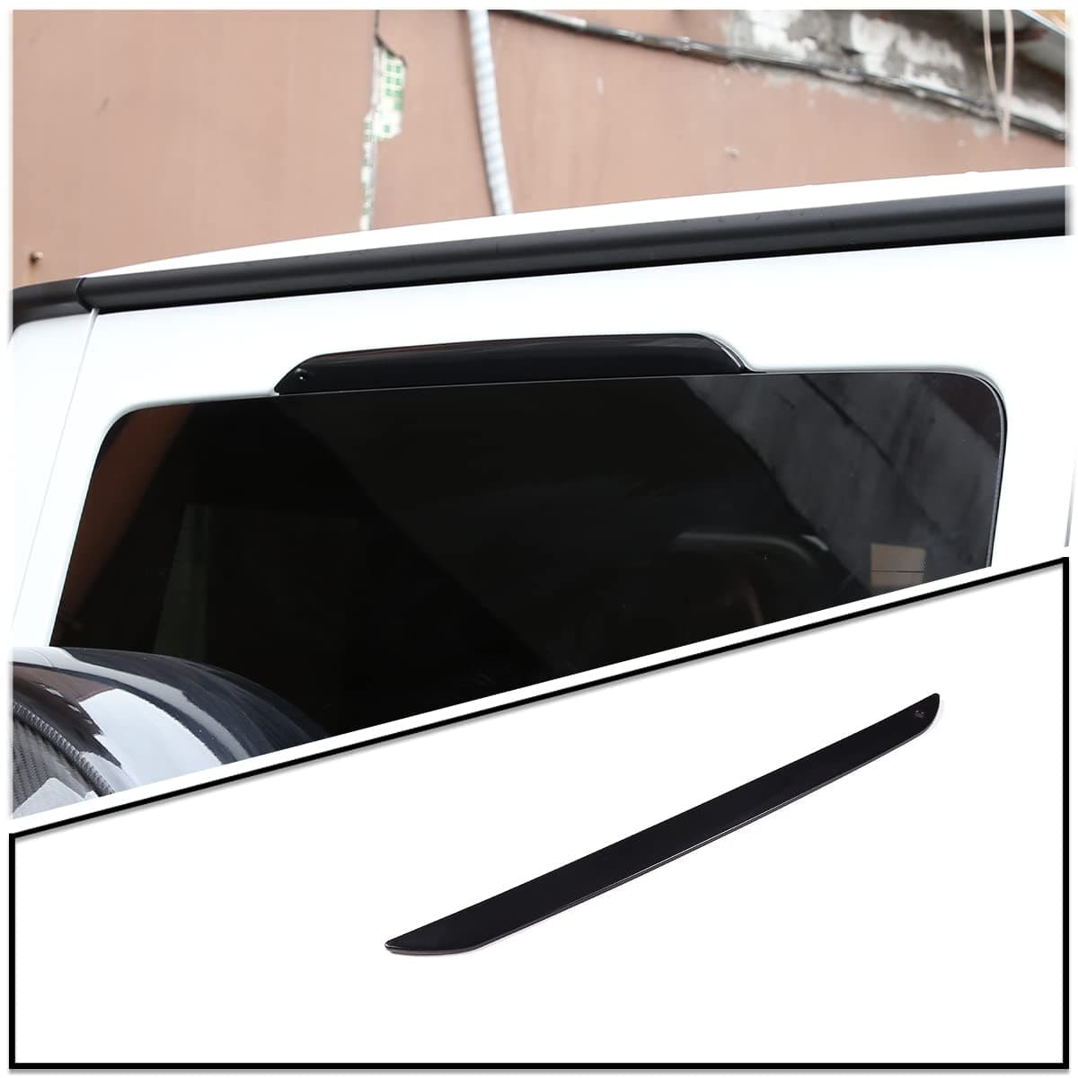 Third Brake Light Cover Trim, Tail Light Lamp Cover Trim Overlay Compatible with 2019-2022 Mercedes Benz G-Class W463 W464 G500 G550 G55 G63 G65, High Mount Stop Light Rear Tail Light Cover Trim