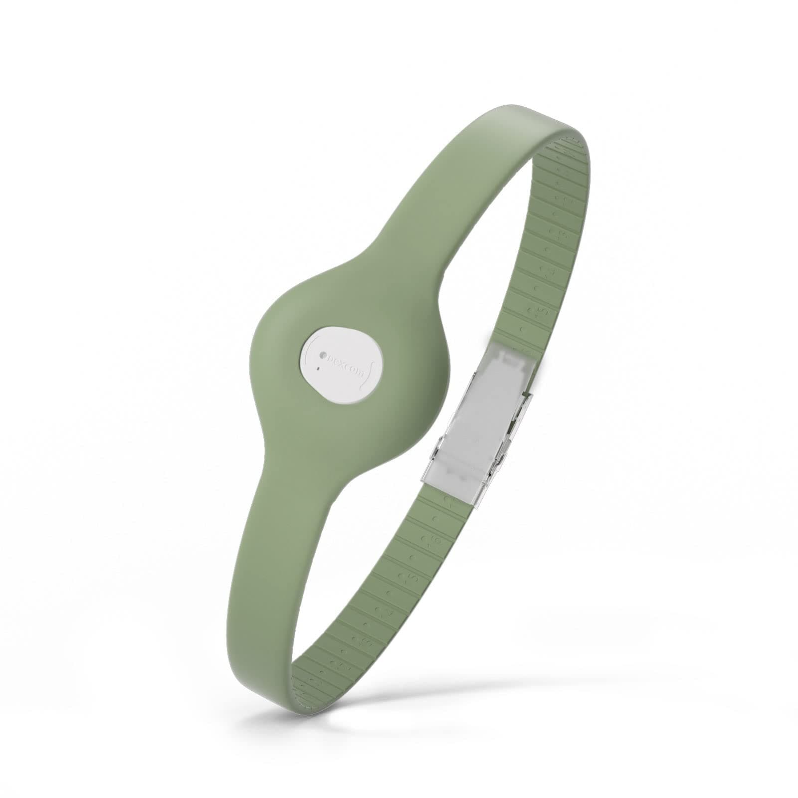 Divoti Sensor Cover Armband for Dexcom G7 | Adjustable, Trim-to-Fit CGM Holder | Adhesive-Free, Hypoallergenic Silicone | Secure, Comfortable Fit for Active Daily Wear & All Arm Sizes- Green Mint