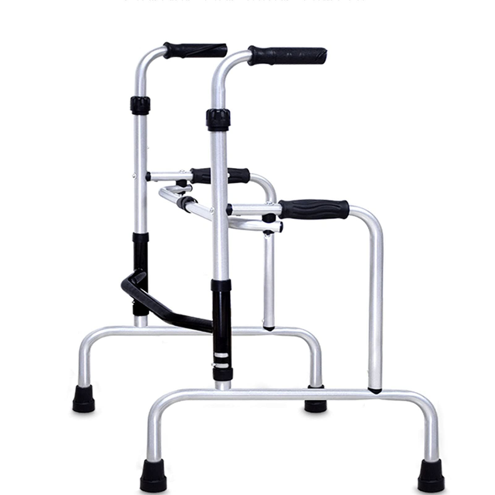 Height Adjustable Rollator, Adjustable Height Upright Rollator Walker, Rehabilitation Auxiliary Walking Frame, Elderly Walking Aid, Portable Rollator Walker, Adjustable Height Mobility Aids