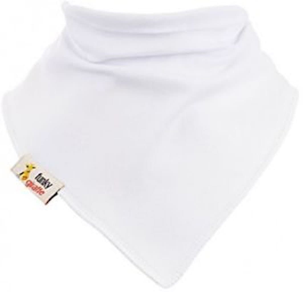 Funky Giraffe Bandana Bib - Colours (White)