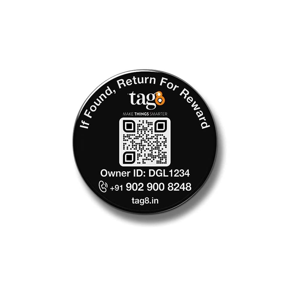 Mobile Finder Adhesive Tag for Android, Compact & Light Item Finders with App Based Real-Time GPS Tracking, Detection of Unauthorized Access and Theft Safety | Digital Tag - Find My Phone