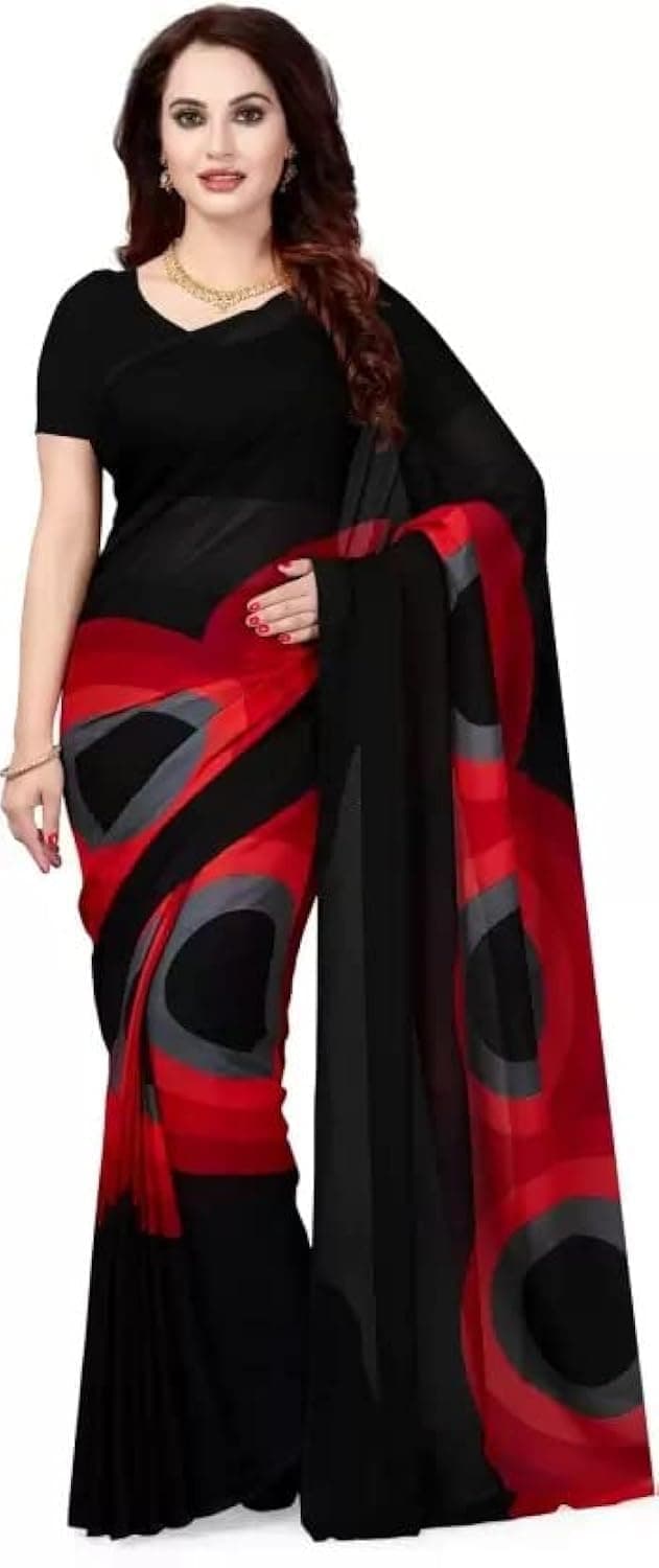 Women's Georgette Print Saree
