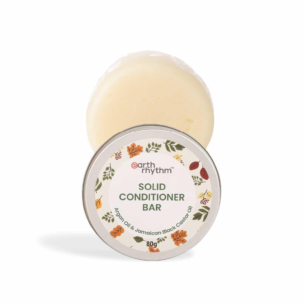Solid Conditioner Bar – Argan & Black Castor, Deep Conditioning + Frizz Control, No Parabens & Sulphates