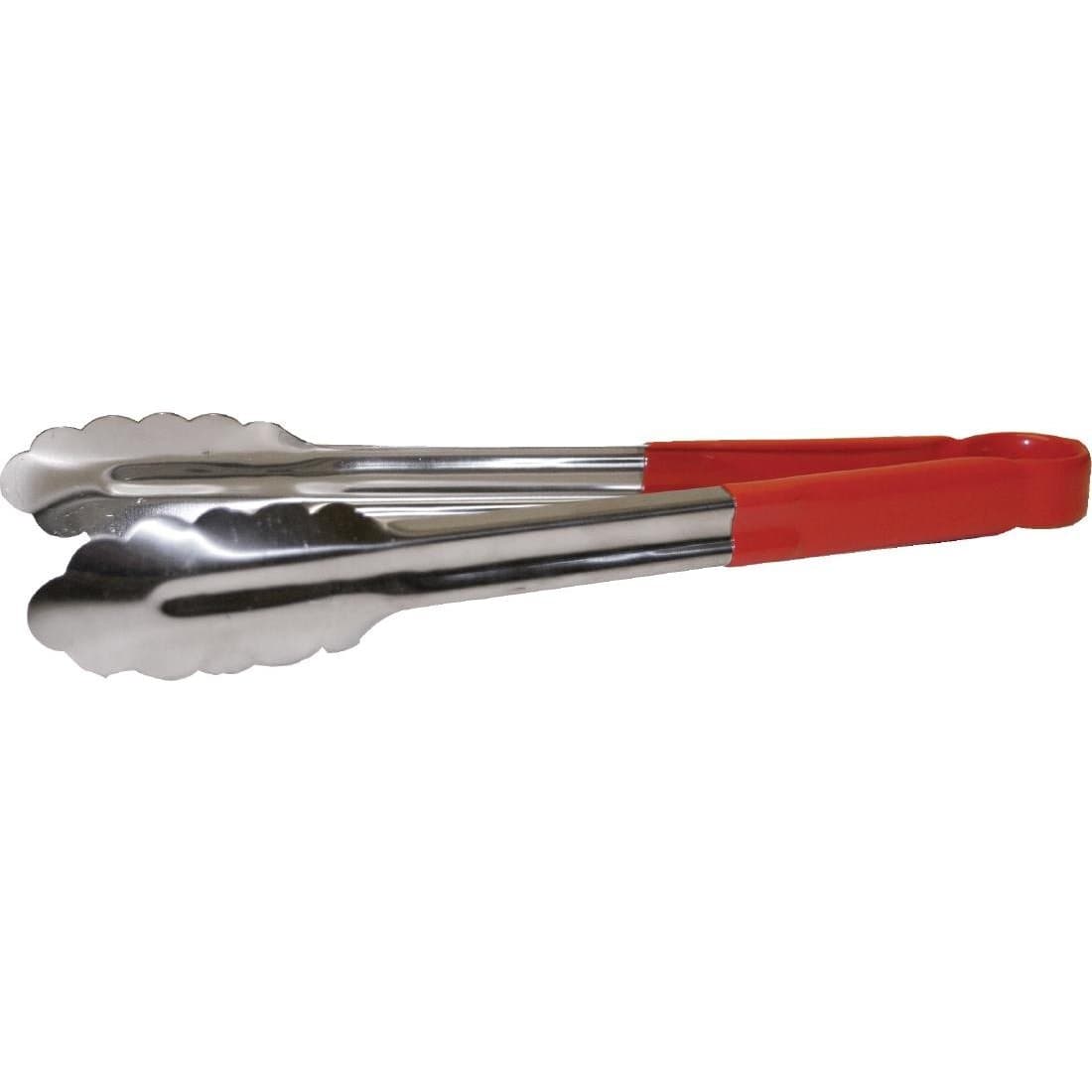 CB154 Colour Coded Serving Tong Red - 300mm