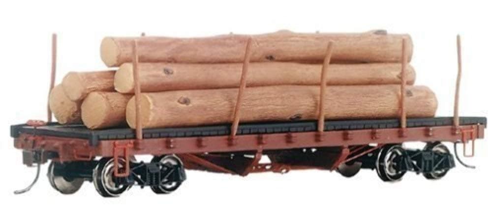 Bachmann Trains - ACF 40’ log car with logs (1906-1935) - HO Scale