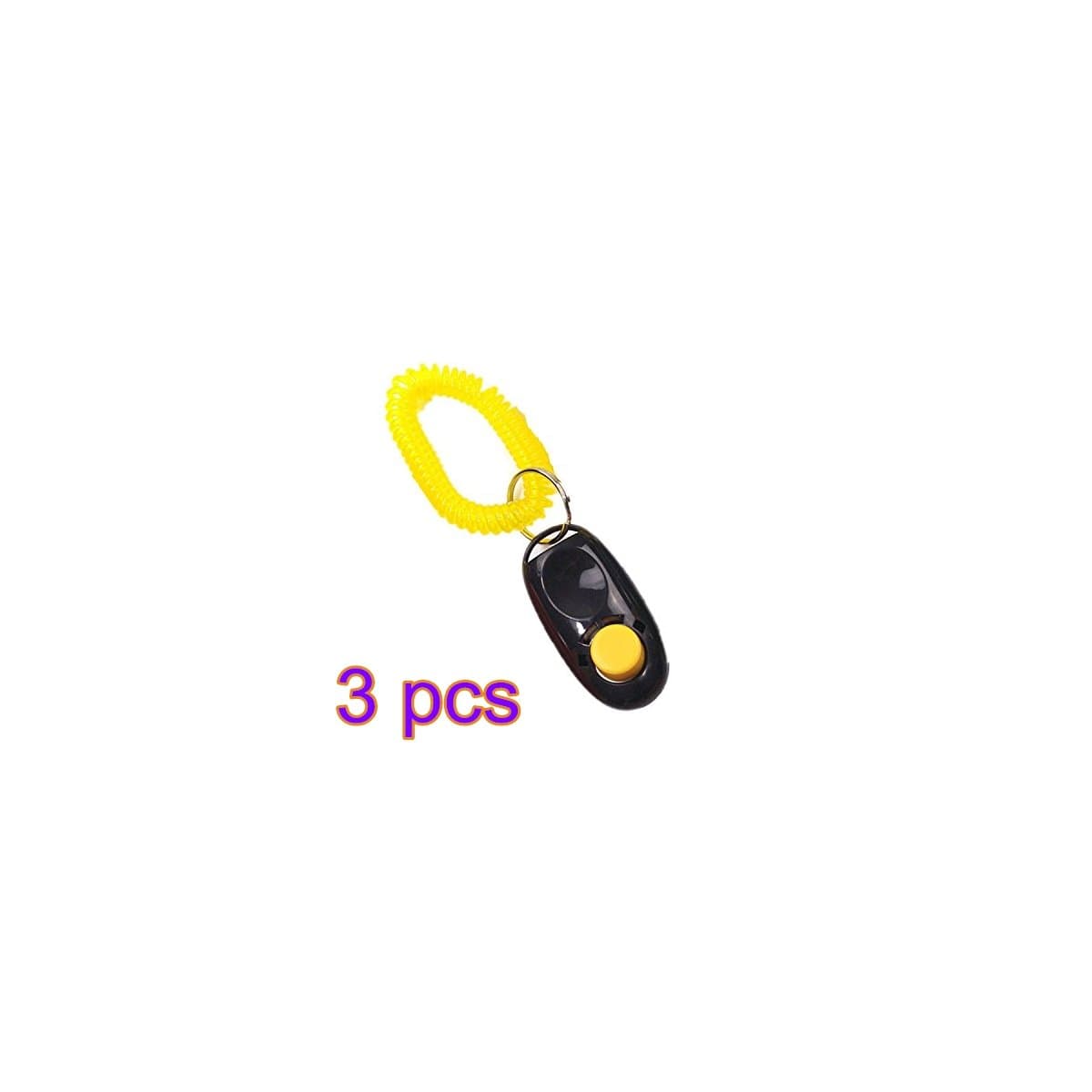 GODHL Dog Pet Training Clickers Black 3pcs