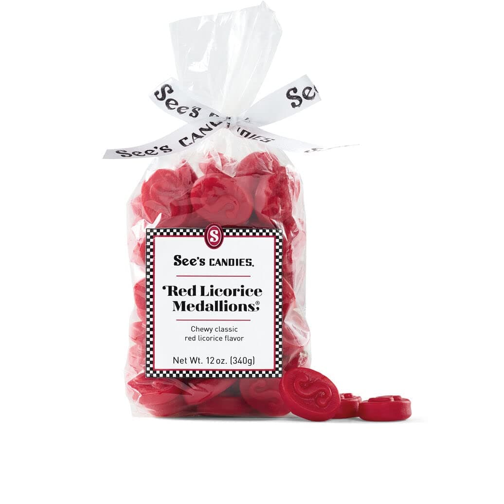 12 oz Red Licorice Medallions