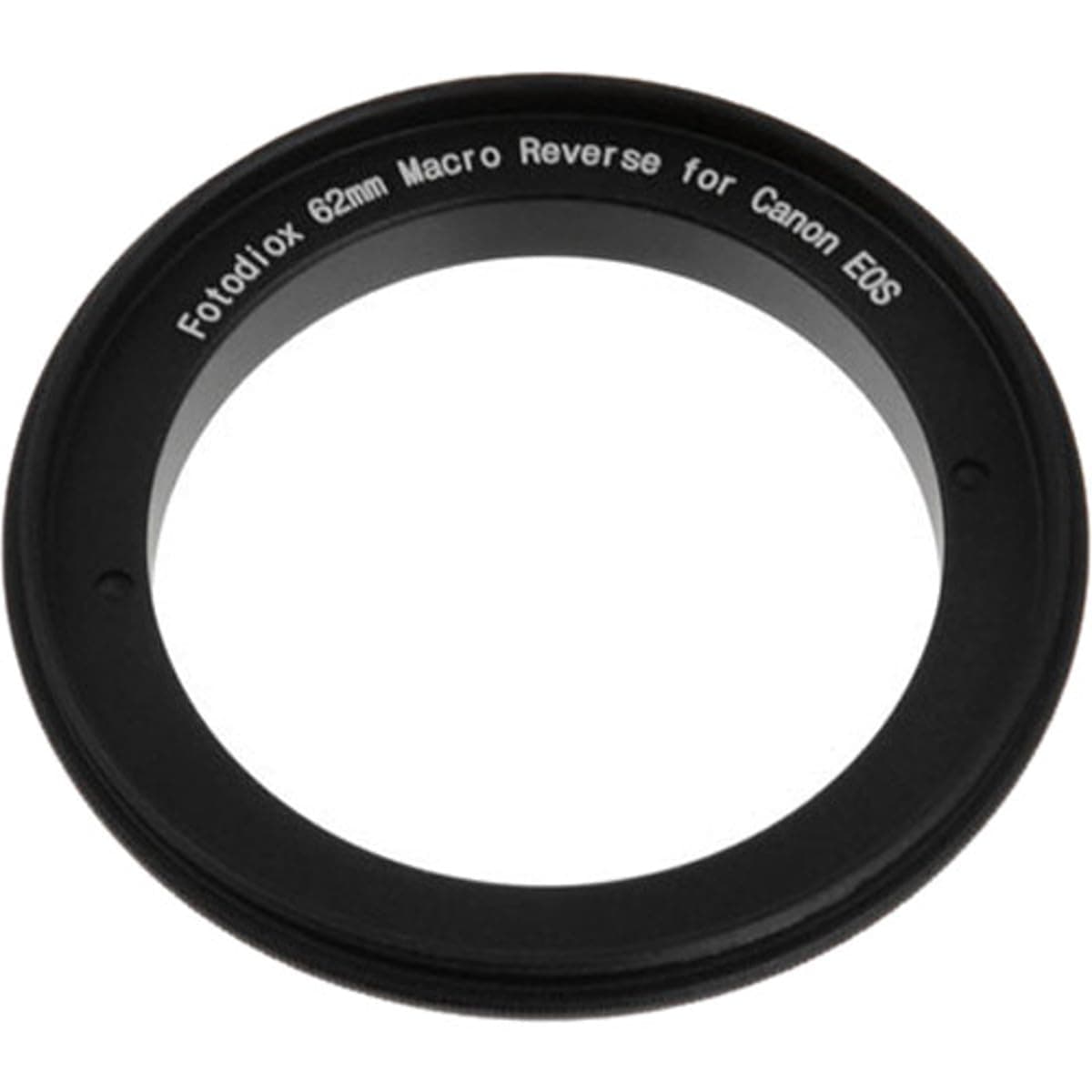 Fotodiox 62mm Macro Reverse Mount Adapter for Canon EOS 1D, 1DS, Mark II, III, IV, 1DC, 1DX, D30, D60, 10D, 20D, 20DA, 30D, 40D, 50D, 60D, 60DA, 5D, Mark II, Mark III, 7D, Rebel XT, XTi, XSi, T1, T1i, T2i, T3, T3i, T4, T4i, C300, C500