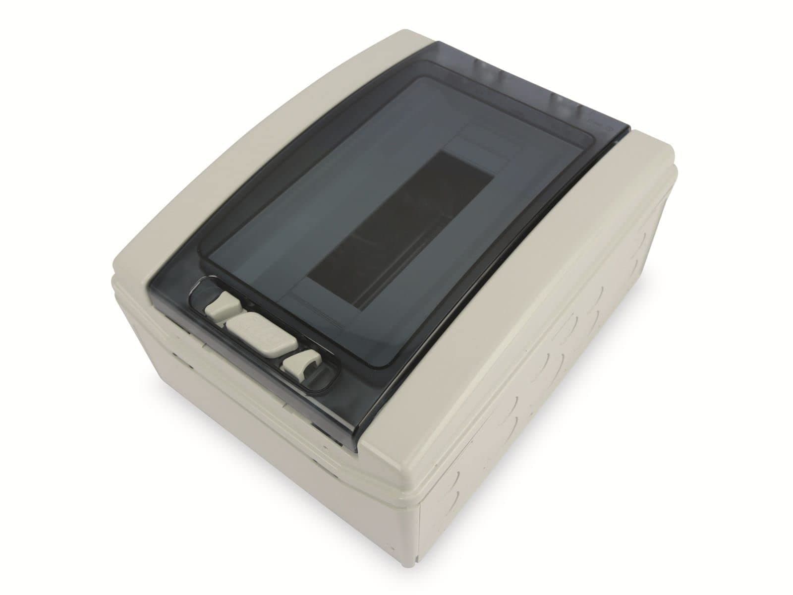 Unitec 47103 AP FR Small Distribution Board IP55 12 Modules Grey