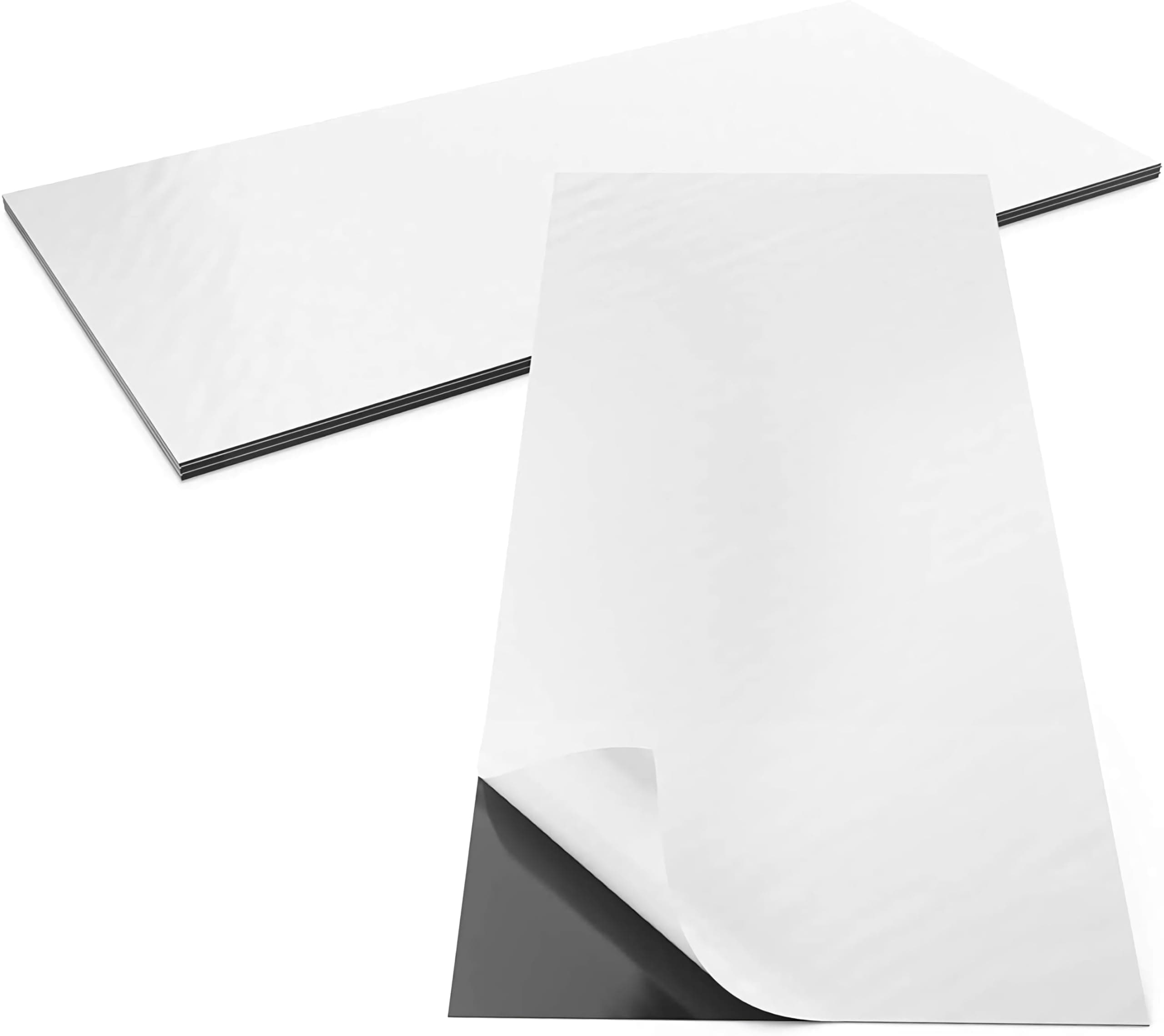 Cut-to-Size Bumper Sticker Magnetizer 10 Pack: Turn Any Decal Into a Strong Magnet. Durable & Weatherproof Magnetic Strip Protects Paint & Allows for Easy Swap. Flexible 4x12 Sheet Guaranteed to Stick