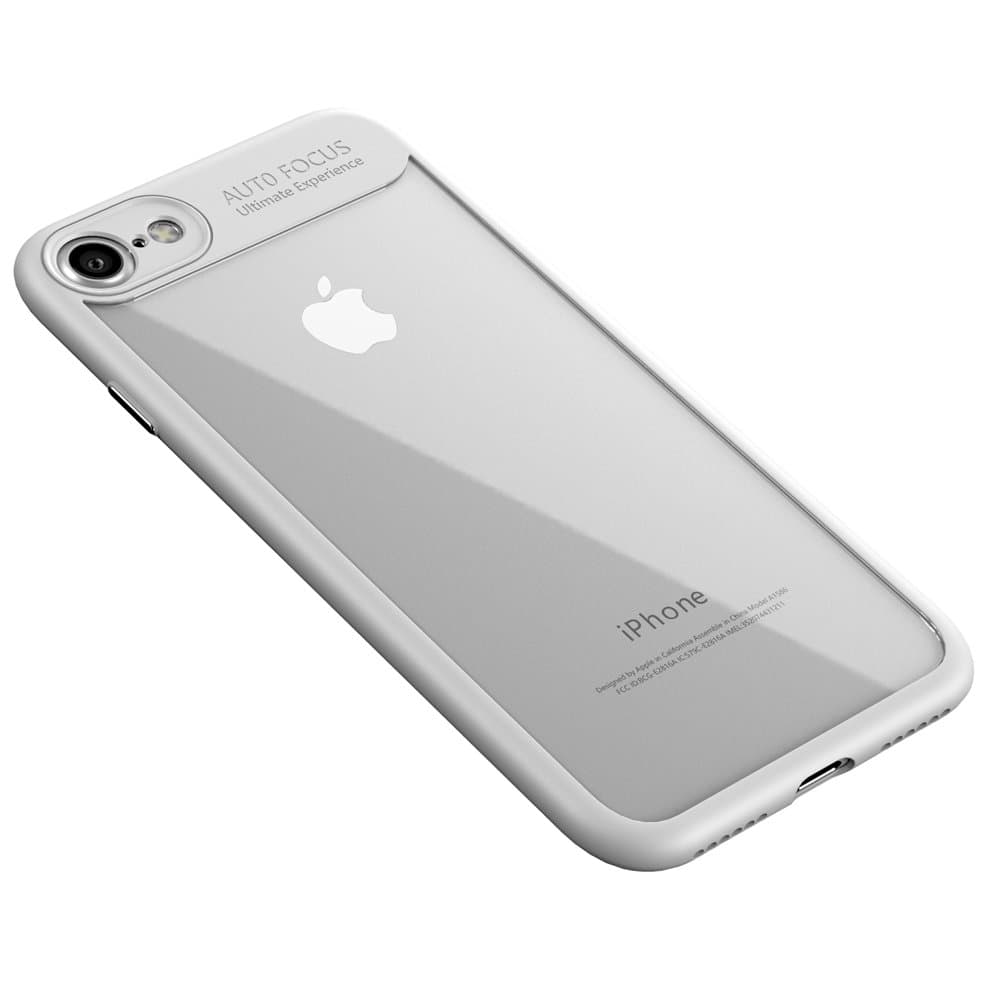 iPhone 7 Case, iPhone 8 Case，Shrimp Ultra Slim 360 Full Protection Anti-Scratch Fit Shell with Transparent Clear Back for Apple iPhone 7(2016) / iPhone 8(2017) - White