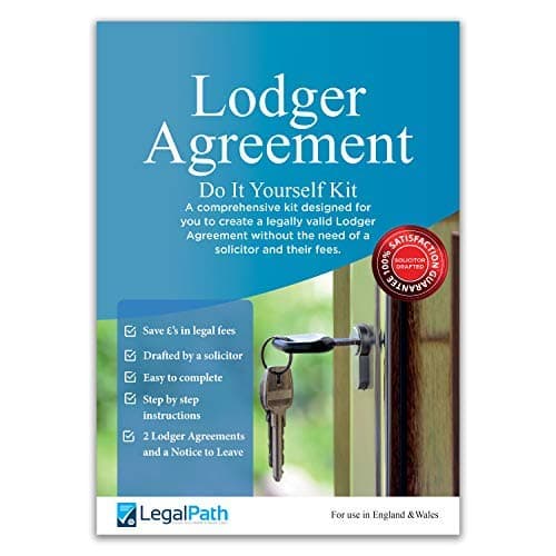 Lodger Agreement Pack (DIY Kit). Really Simple to Complete. Comprehensive Guide, Two Copies of Agreement and Notice to Leave Included by LegalPath®