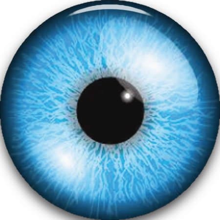 Blue Eye 1 inch Golf Ball Marker