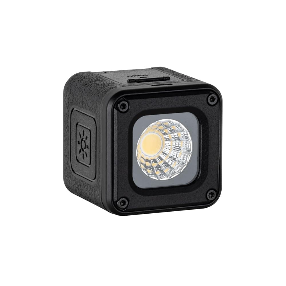 – SMALLRIG Mini Cube Light for Macro Photography LED Video Light, Rainproof Light Kit with 8 Color Filters, Small Photography Light 5600K CRI95 for GoPro, for DJI, Smartphones, Cameras, RM01-3405