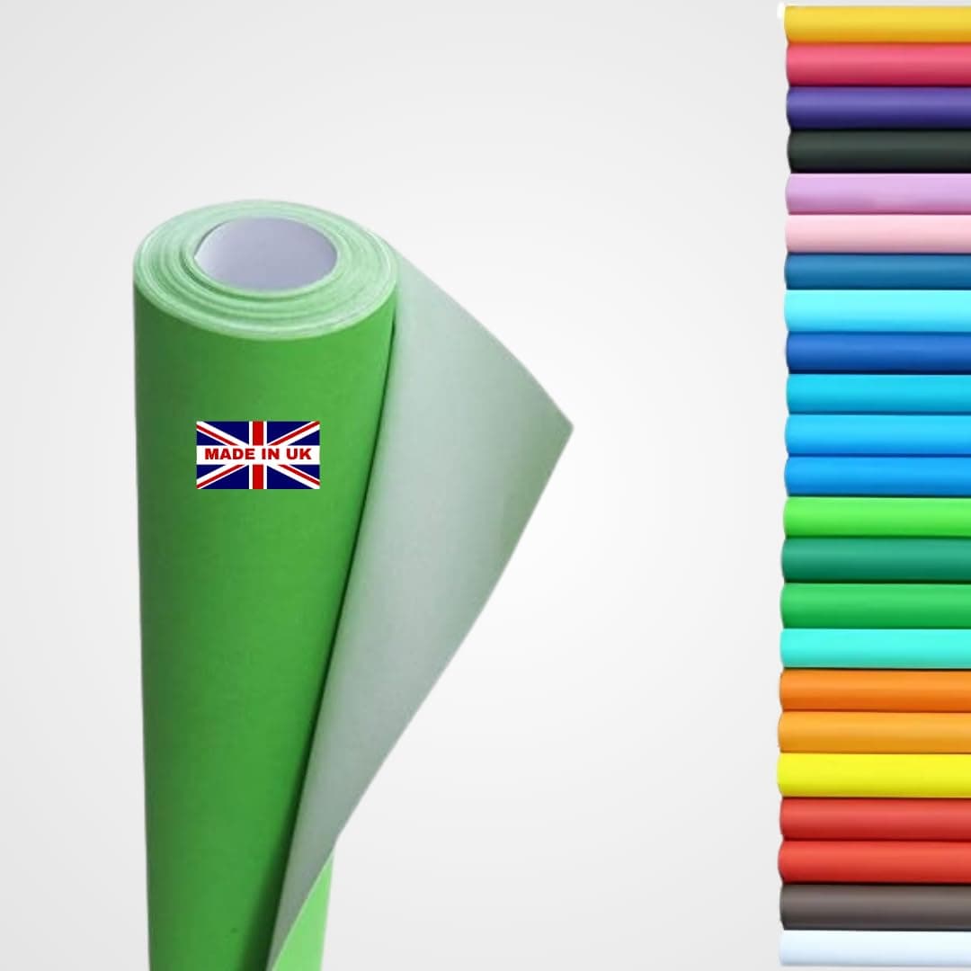Wrapping Paper roll, Large Display Poster Paper Roll, Backing Paper 10m x 76cm - 80gsm Art, School Craft, Packing, Table Runner, Notice Boards, Drawing, Painting, Backdrop, Kraft Paper. (Leaf Green)