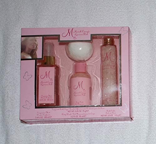 Mariah Carey Luscious Pink Bath Set 4 pc