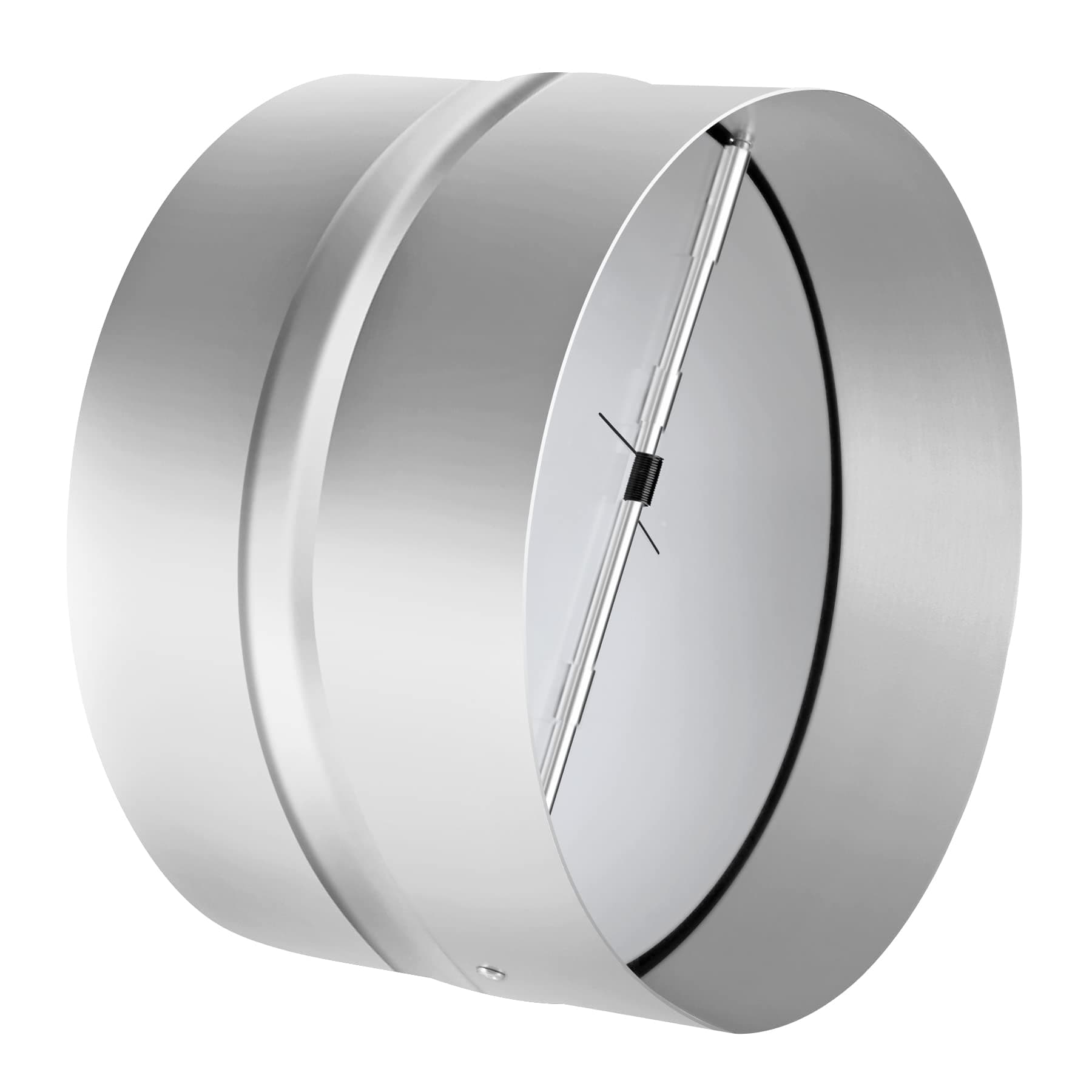 4 Inch Draft Blocker Backdraft Damper Duct Draft Stopper One-Way Airflow Ducting Insert Backflow Preventer Inline Fan Vent Vent Deflector (4 in)