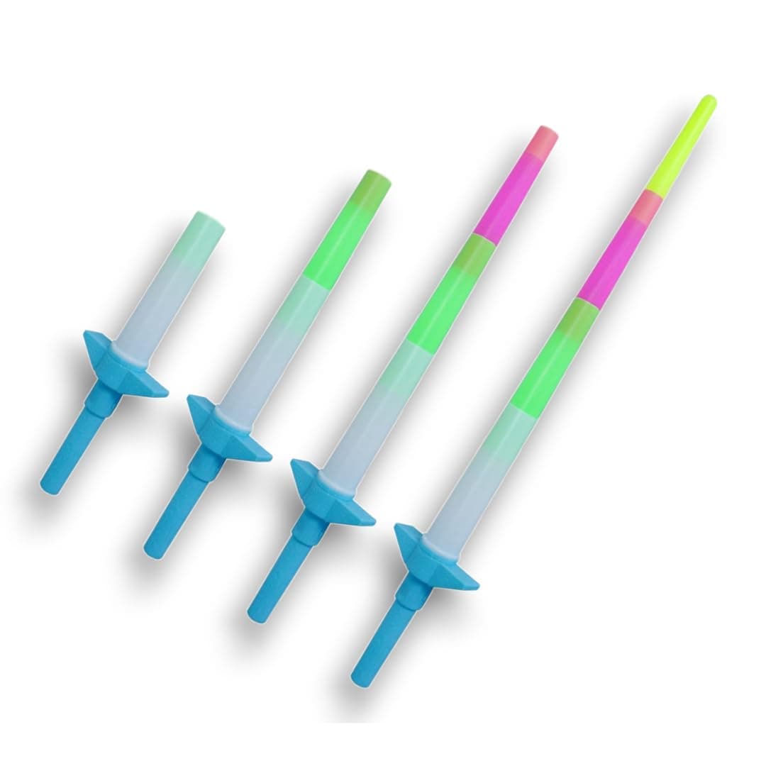 IK - Light Saber Sword in Night | Expandable LED Light Sword | Light Talwar for Kids | Glowing Sword for Kids