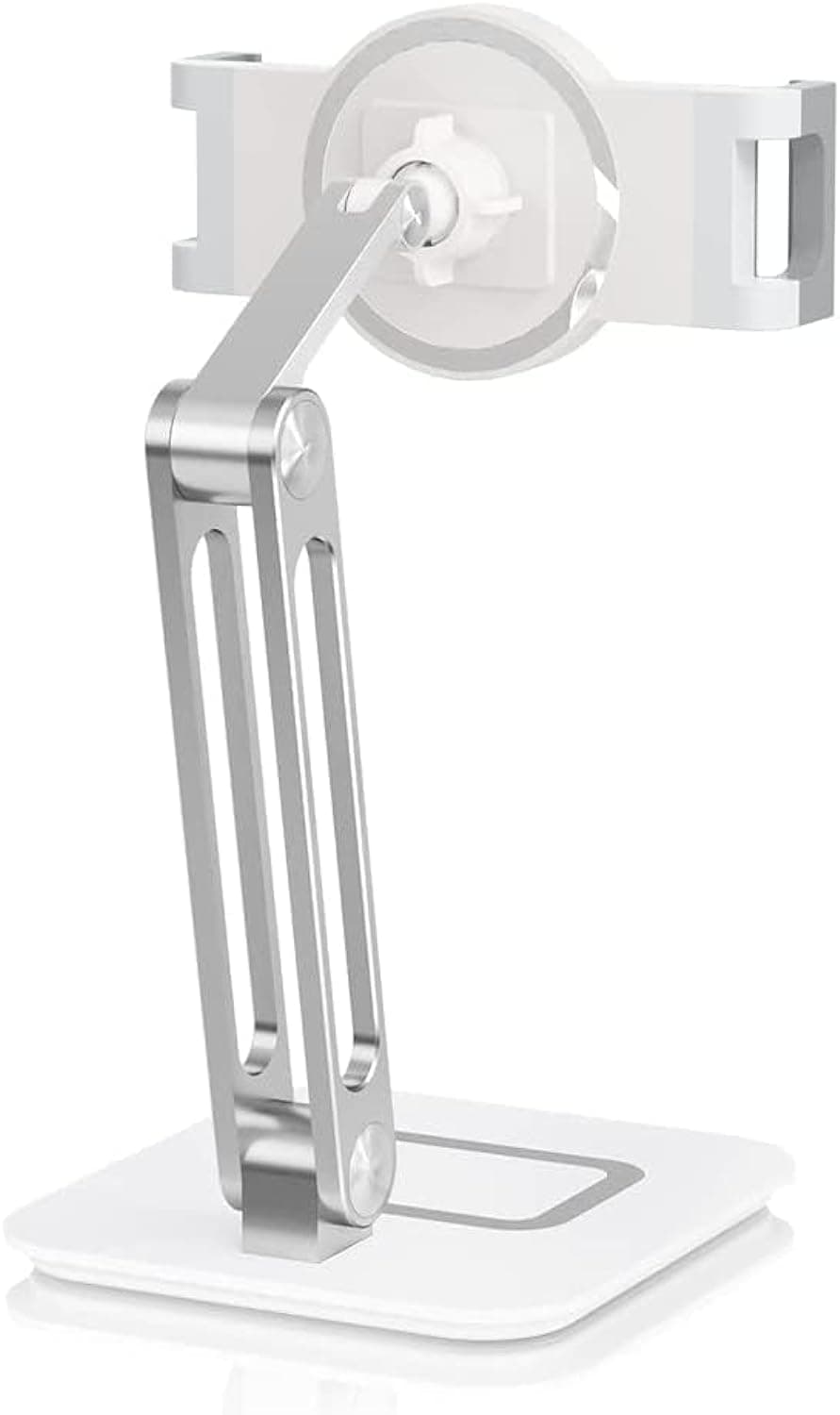 Aluminum Tablet Stand Holder, Adjustable Desktop Mobile Phone Stand Foldable Mobile Holder Long Arm Tablet Stand Hands-Free Tablet Mount Holder Fits 4.7”-12.9” for iPad Pro iPhone 13 Pro Max