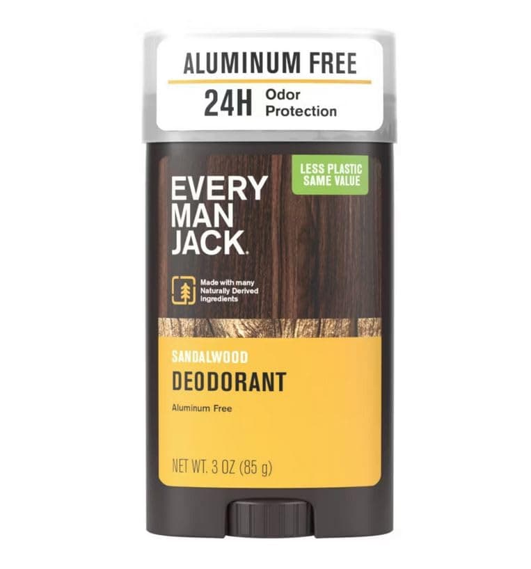 Every Man Jack Deodorant Sandalwood 3 Oz