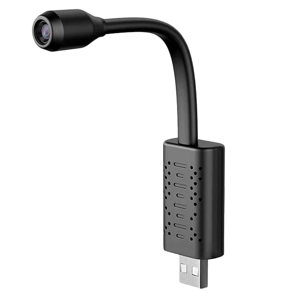 Lurrose USB Portable Wifi camera Mini Wireless USB IP Flexible 360 Degree Video Motion Detection (Black) Electronics Small Wireless Camera