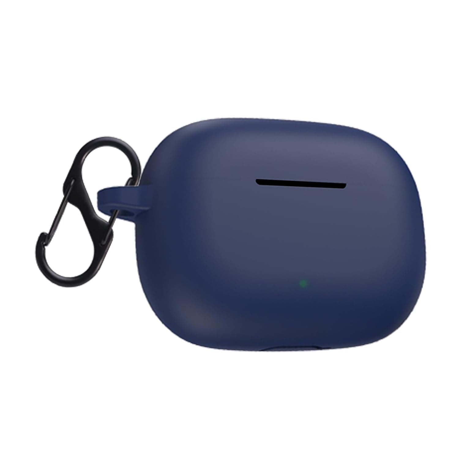 Prolet Silicone Case Compatible for Realme Buds T300 – Soft Shockproof & Dust-Proof 360° Full Protective Cover with Carabiner Hook | Anti-Scratch, Durable & Lightweight Earbuds Case (Blue)