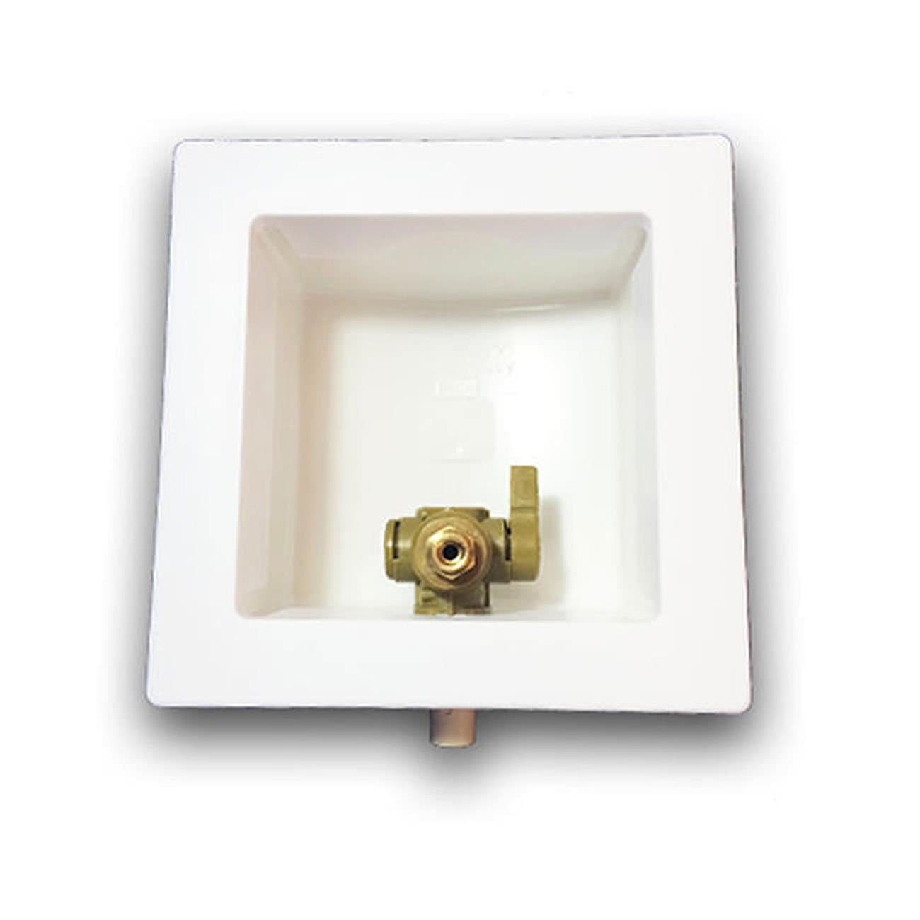 Ayrlett 3081.0 Pre-Assembled Ice Maker Boxes with CVPC Connection, Brass