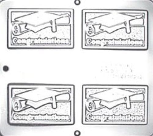 Graduation Congratulations Card Chocolate Candy Mold 1528