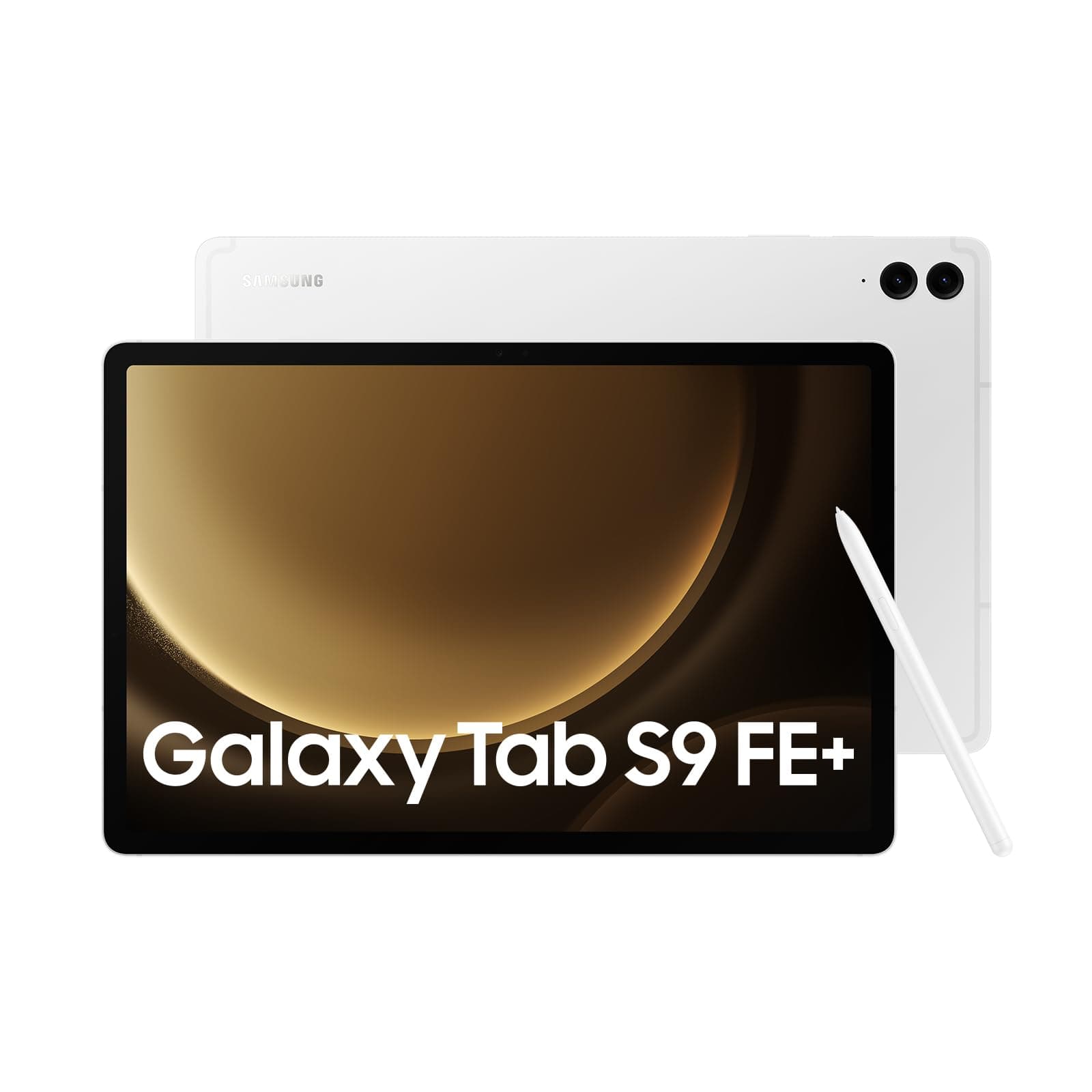 Samsung Galaxy Tab S9 FE+ WiFi Android Tablet, 12GB RAM, 256GB Storage, S Pen Included, Silver (UAE Version)