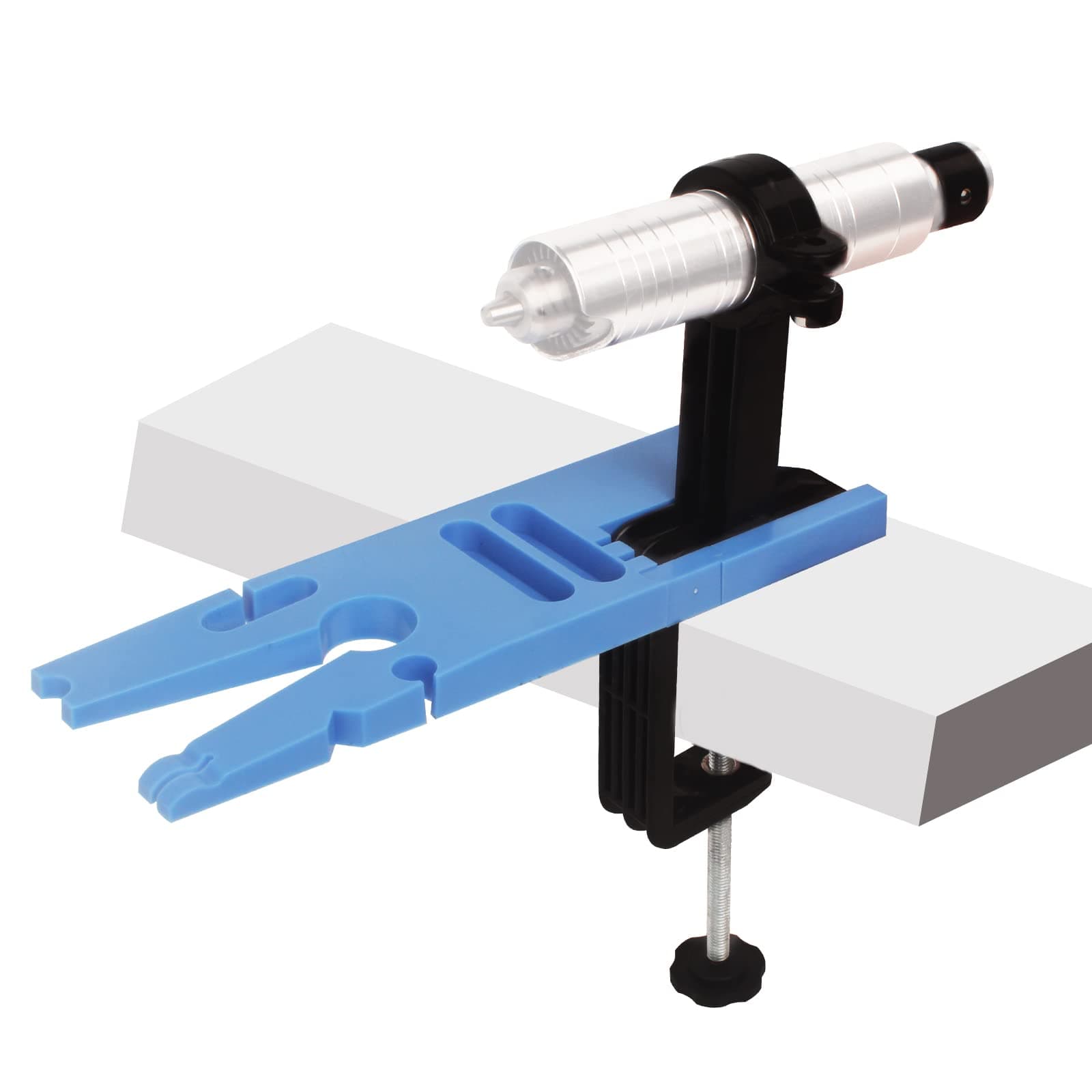 Bench Clamp Bench Pin V-Slot Vice for Workbench C-Clamps Mount On Table for Jewelry Making, Sawing, Drilling
