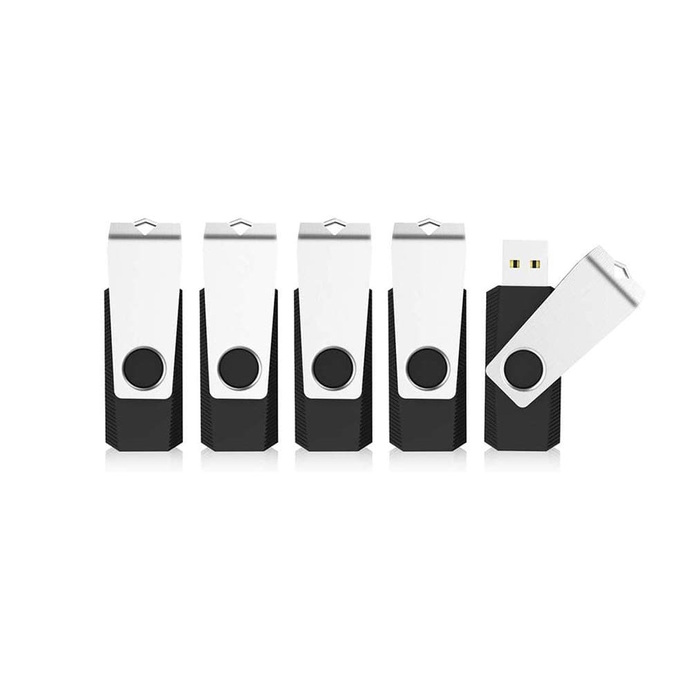 KEXINUSB Drive Bulk USB Flash Drive Thumb Drive Flash Drives Swivel Design USB 2.0 Color 128G black