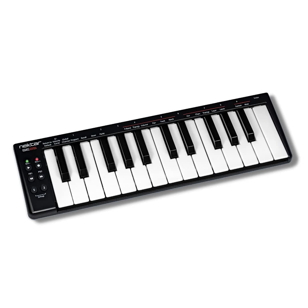 SE25 | USB MIDI Controller Keyboard with Nektar DAW Integration Black
