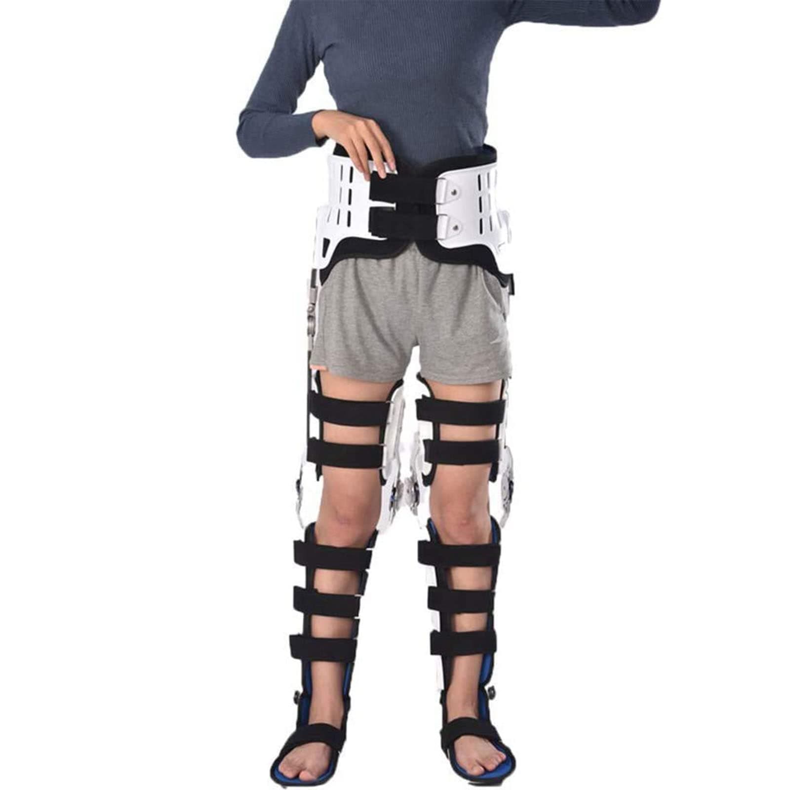 ZCM-JSDS Hip Stabiliser Support Brace,ROM Post-op Hip Abduction Brace, Medical Immobilizer Knee Support Orthopedic Guard Protector,Safe Material Postoperative Rehabilitation,Withbarefeet