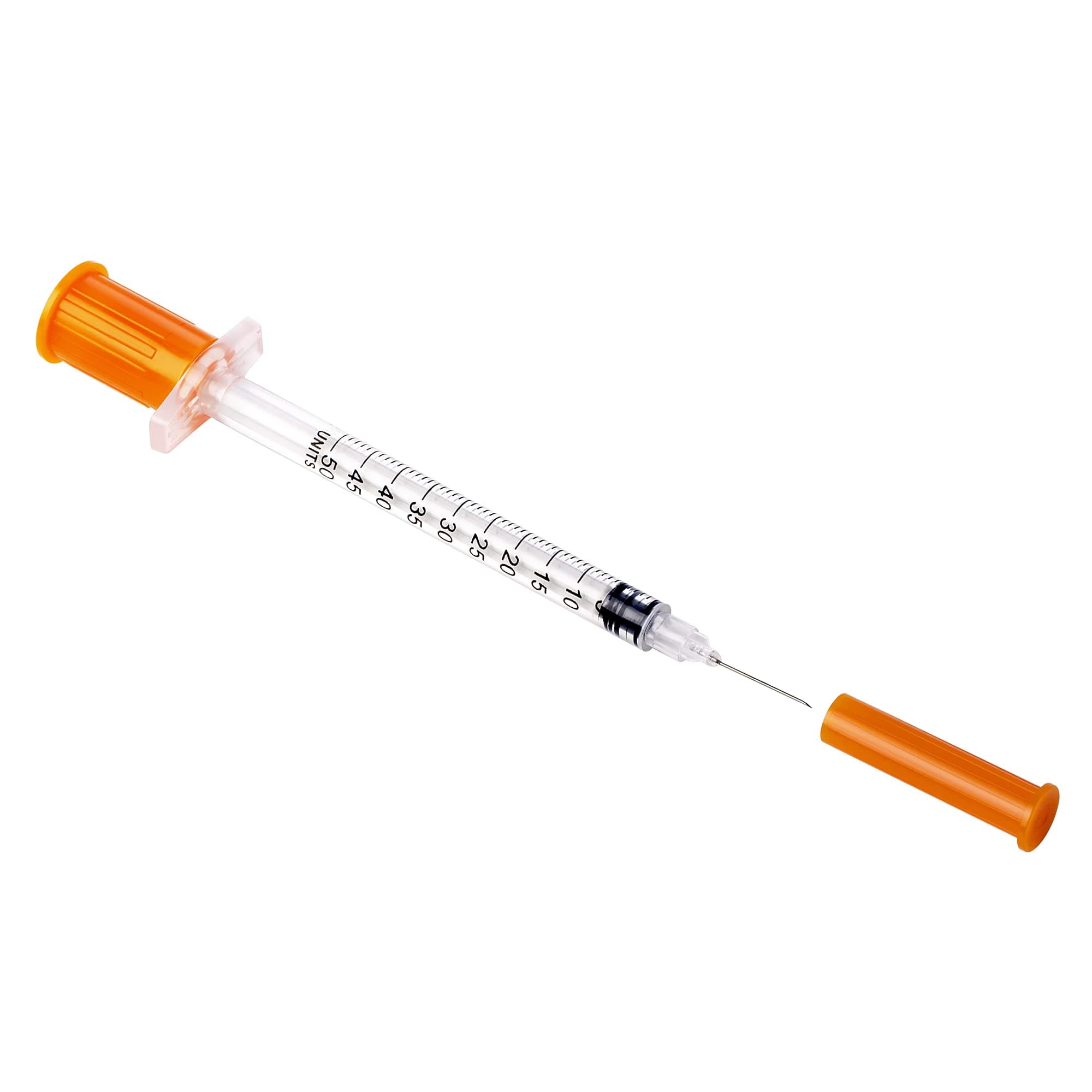 1/2ml/cc 29G Syringe 1/2" (12.7mm) Needle, Disposable Individual Package Pack of 100
