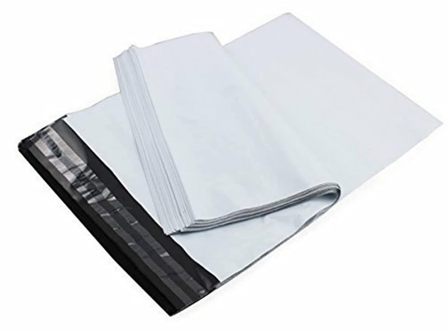 Jflexy Packaging 16x20 inch Plain Temper Proof Courier Bags Envelopes Pouches Cover Tamper Proof Plastic Polybags for E Commerce Courier Packing bag Without Document Pouch - Pack of 100