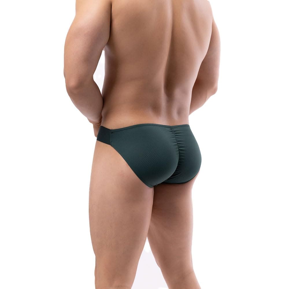 Summer Code Mens Bikini Briefs Soft Breathable Bulge Pouch Underwear Micro Mesh Panties Scrunch Butt Underpants