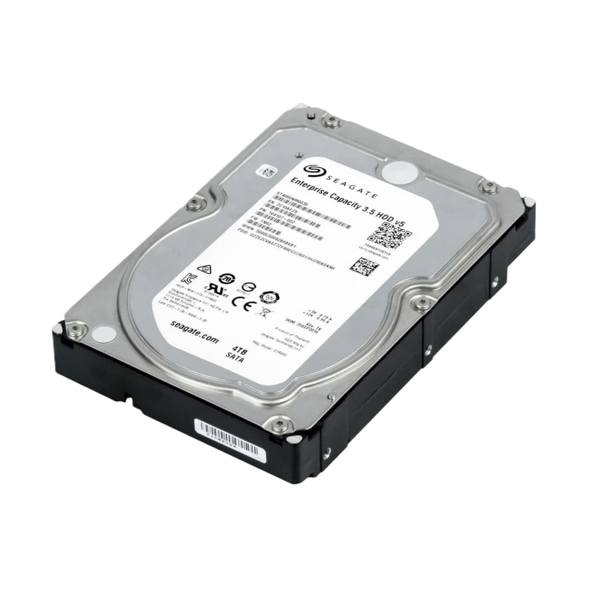 Exos 7E8 4TB 512n SATA 128MB Cache 3.5-Inch Enterprise Hard Drive (ST4000NM0035), Mechanical Hard Disk
