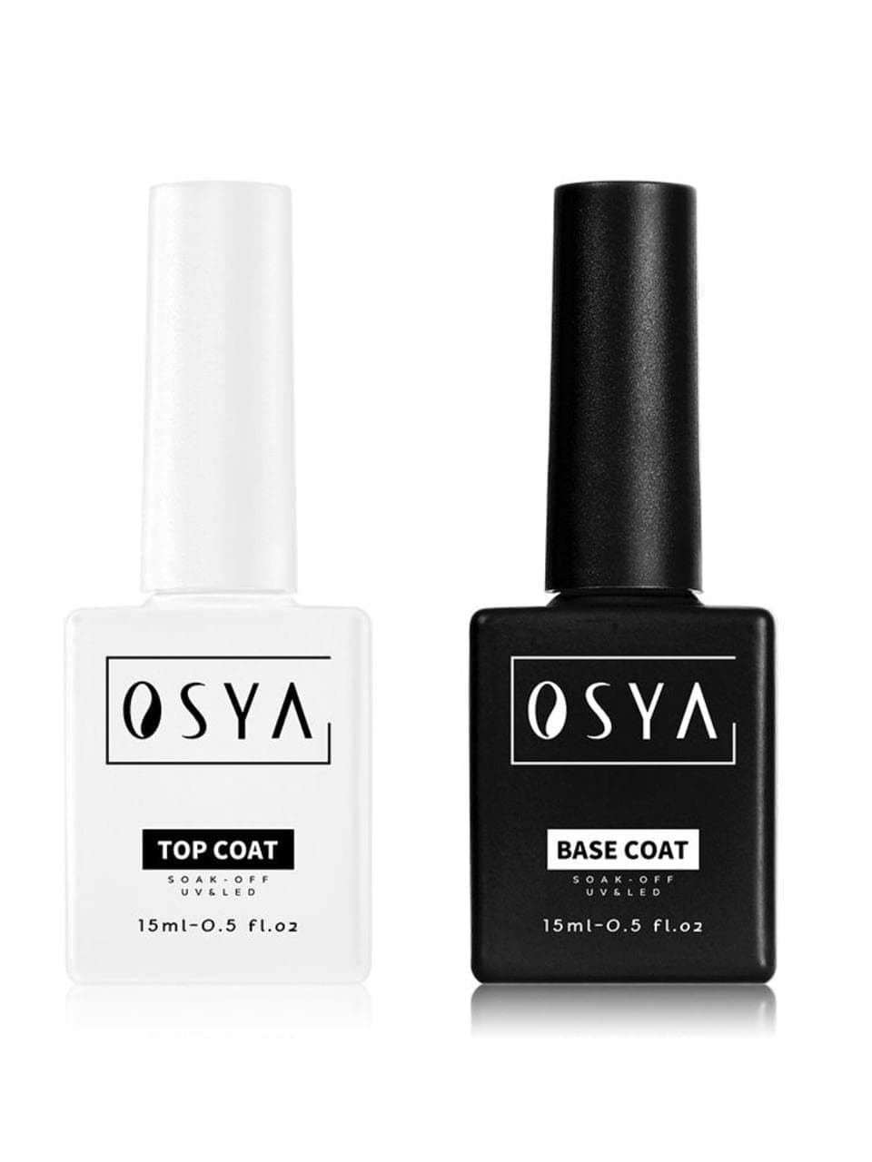 Base and Top Coat Soak-off UV LED Drying Long Gel Nail Polish (15ml)