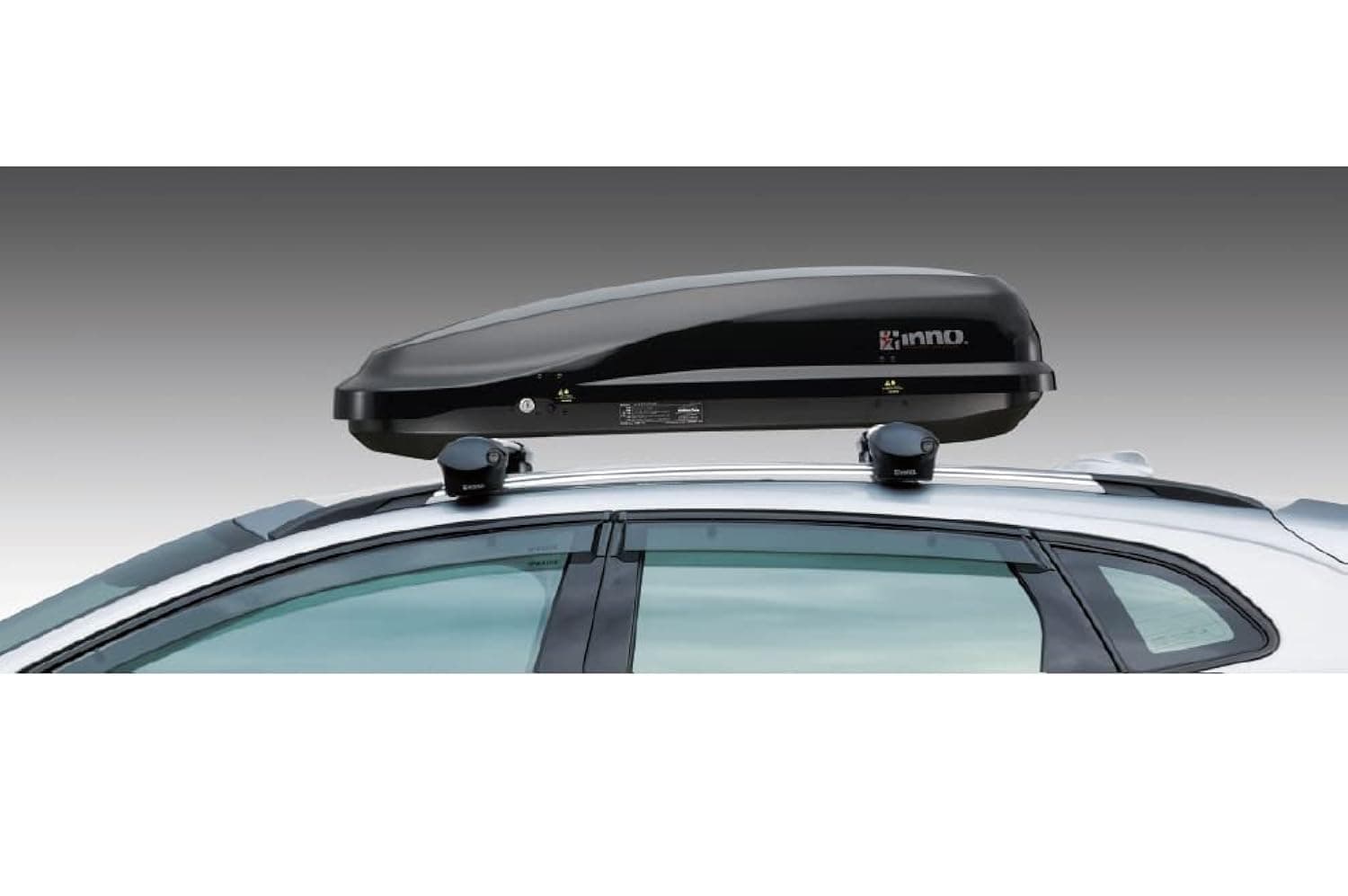 INNO BRA240BK Ridge Cargo Box - 8 Cubic FT (Gloss Black)