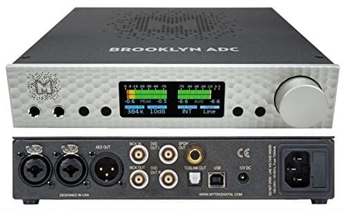 Mytek Digital Brooklyn ADC Dual Mono MQA Mastering ADC (Silver) (Open Box)