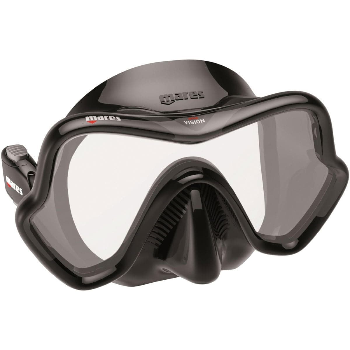 Mares Mask ONE VISION Mares One Vision Scuba Diving Snorkel Mask - Black Antracit, One Size