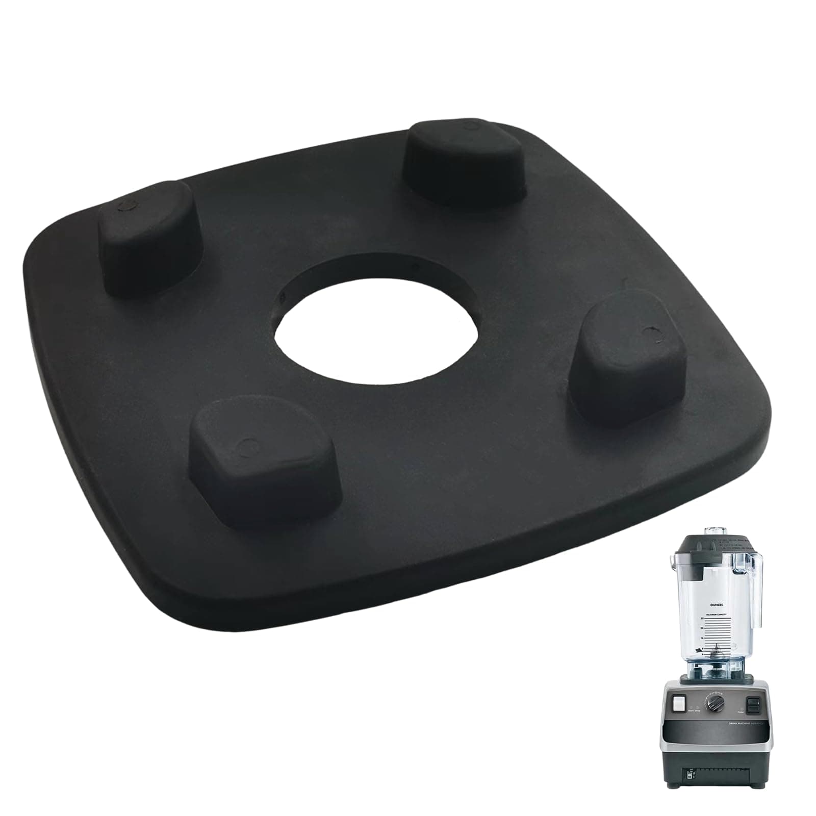 Centering Pad Compatible with vitamix The Quiet One VM0145 VM0149 36019 VM0127 VM0115E VM0115A VM0122 VM0123 Barboss Drink Machine Advance Commercial Blender, 15578 Sound-reducing XP Centering Pad