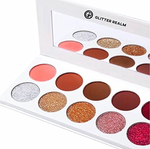 Rendezvous Eye Shadow Palette: Matte Eyeshadow and Pressed Glitter Palette