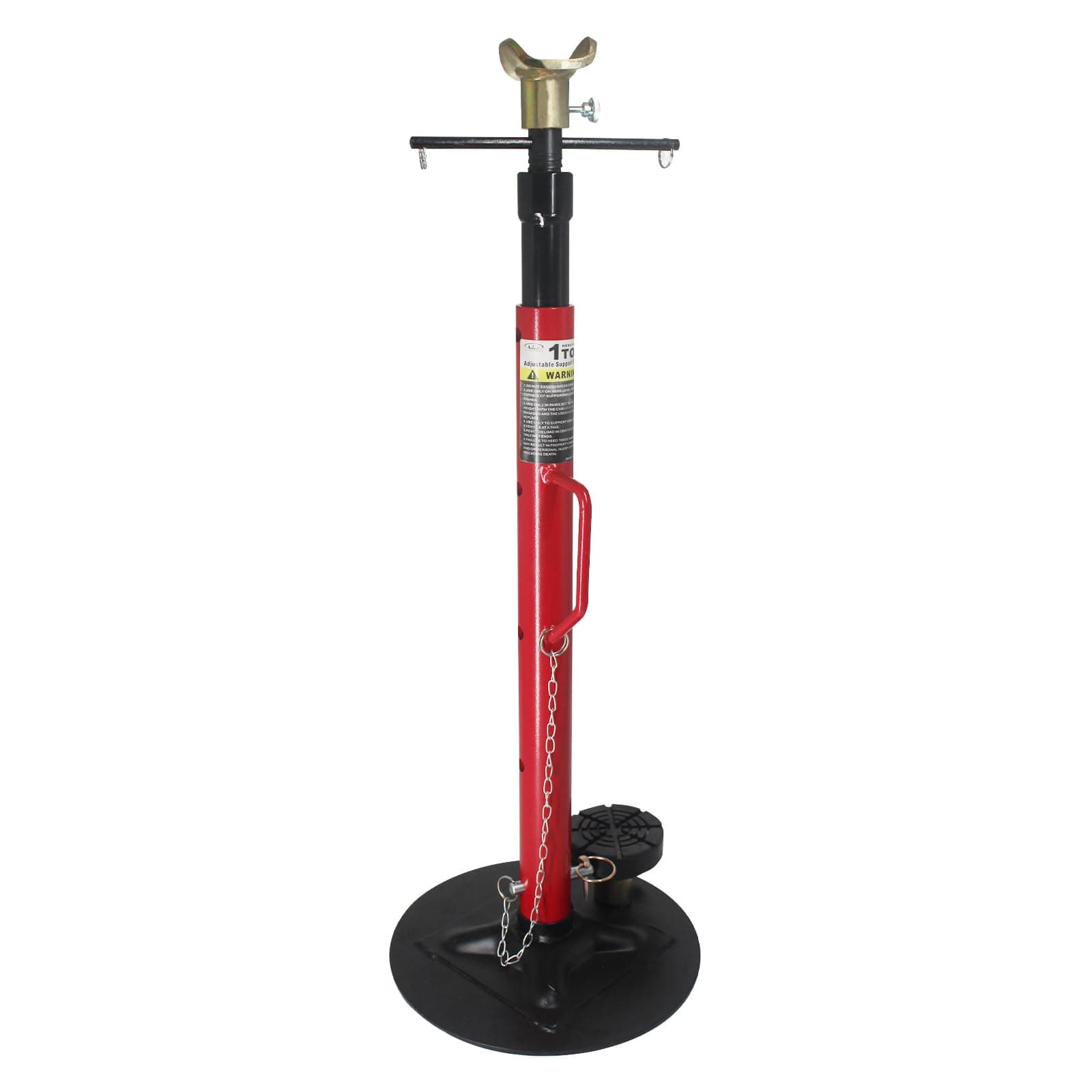 BESTOOL 1-Ton Underhoist Support Stand with Handle, Adjustable Height 30.7'' to 70.8'', Multi-Functional Topped Adapter, Easy Switching, Supporting Vehicle Components（US Patented）