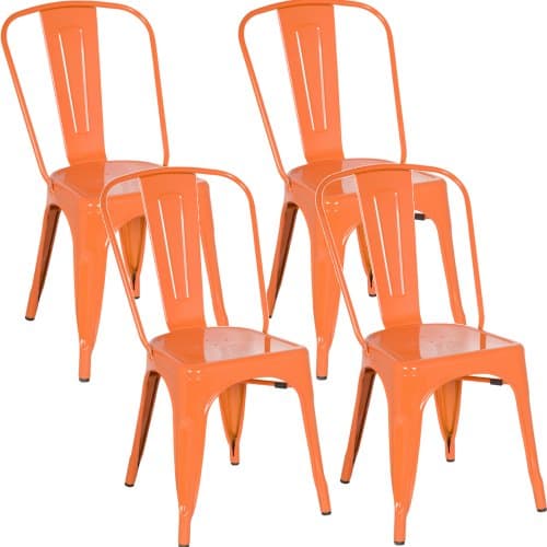 Lemoderno Talix Chair (4, Orange)