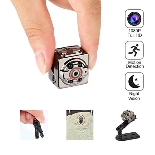 Unique Portable Super Mini Spy Hidden Camera 1920×1080 Wireless Spy Digital Video Shooting Motion Activities Detector Camera Support Night Vision Indoor & Outdoor Surveillance Security