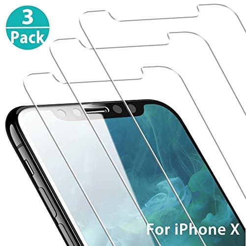 Yoyamo Tempered Glass Screen Protector 3D Touch Compatible 0.26mm Screen Protection Film Designed iPhone Xs MAX, Case Friendly, 3-Pack