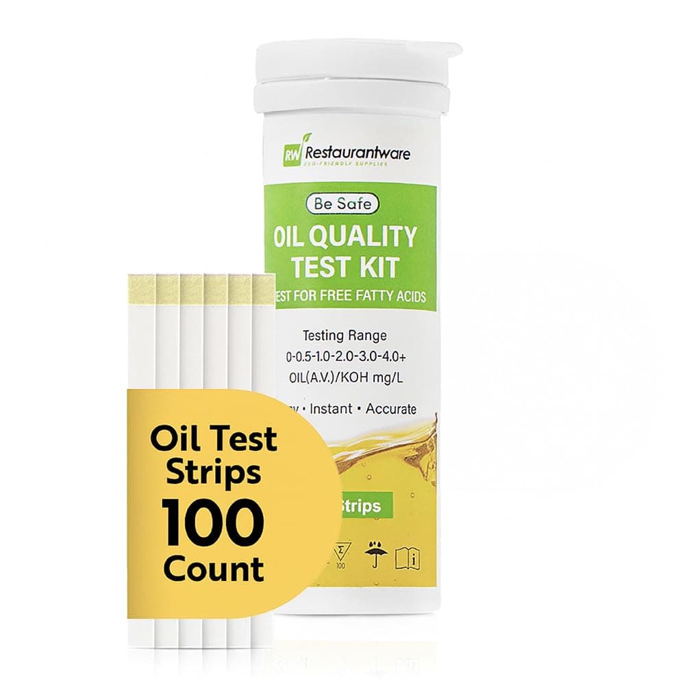 Restaurantware Be Safe Frying Oil Quality Test Strip - Low Range - 100 Count Box
